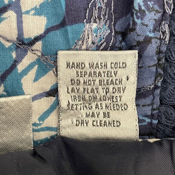 CHICO'S Floral Peasant Skirt Size 0 or US 4 Pleated Embroidery Boho - Picture 7 of 7